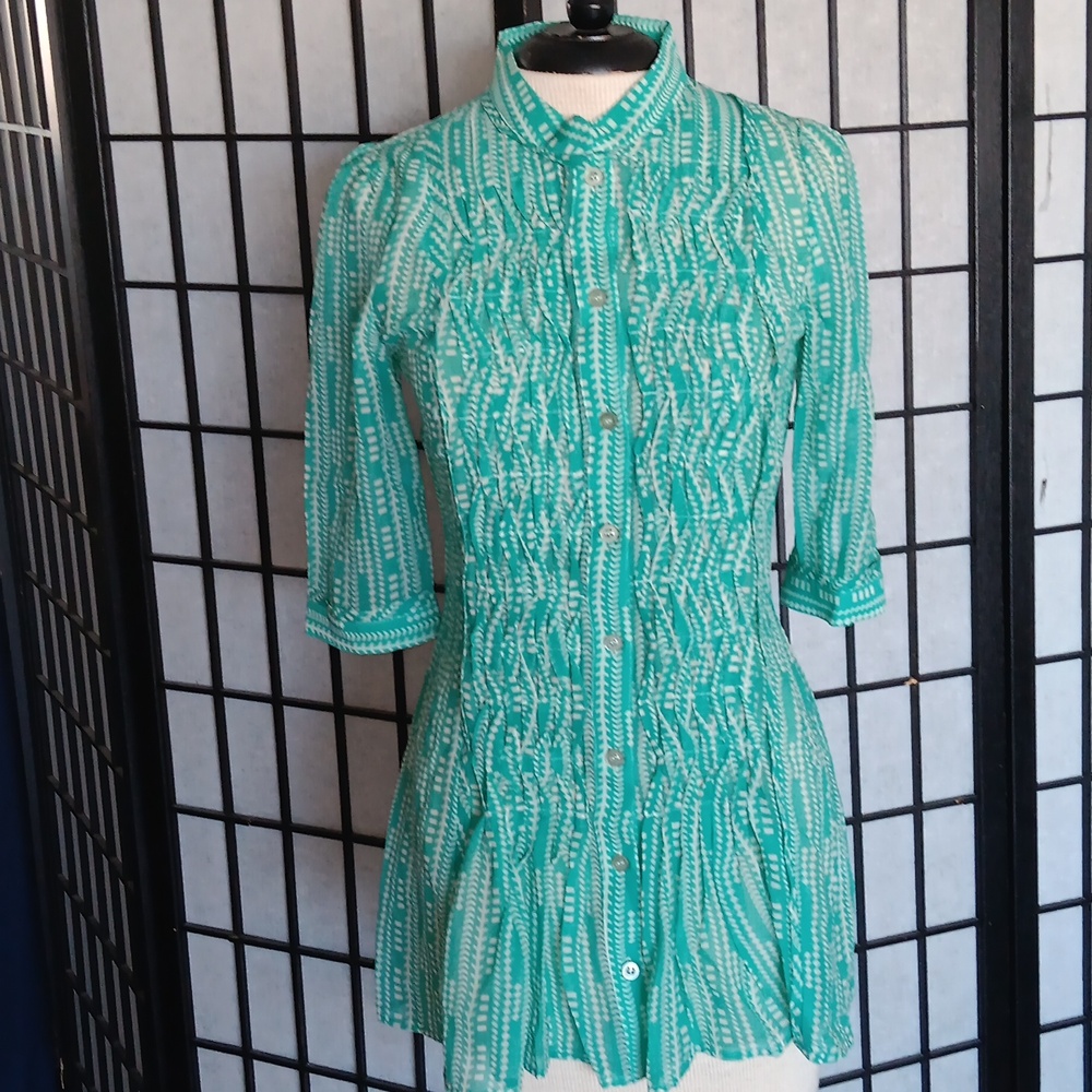Juliette Longuet silk blouse.  Size 2.